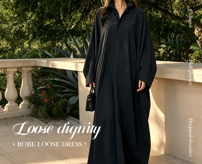 Loose dignity shirt dress